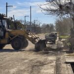 La Municipalidad de Sastre y Ortiz avanza con la construcción de nuevas veredas sobre Sargento Cabral