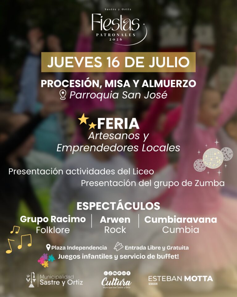 Sastre y Ortiz celebra el Día de su Patrona, Virgen del Carmen, con una jornada de encuentro comunitario