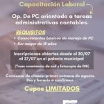 Nueva capacitación laboral del CECLA en Sastre y Ortiz