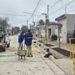 Finalizaron los trabajos de construcción de una nueva acequia sobre calle Colón