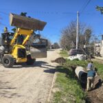 La Municipalidad continúa con tareas de prevención y mantenimiento de desagües