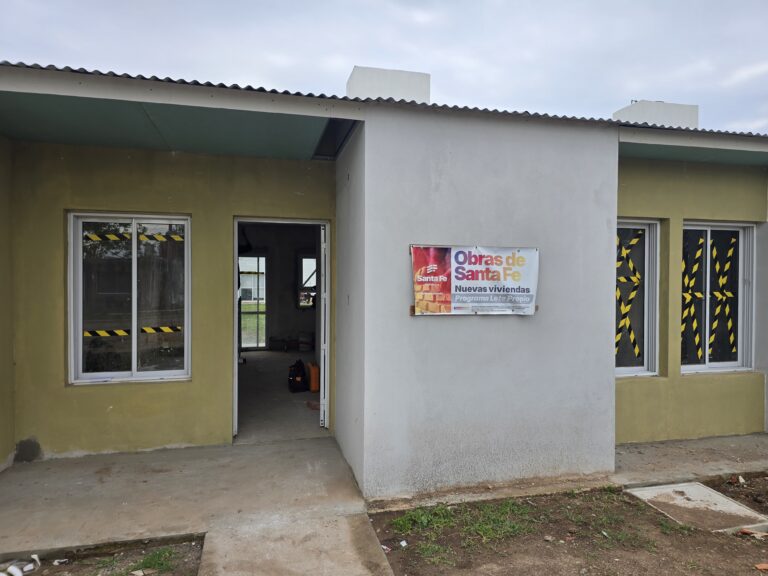 Las cuatro viviendas en lote propio alcanzan un 90% de avance de obra