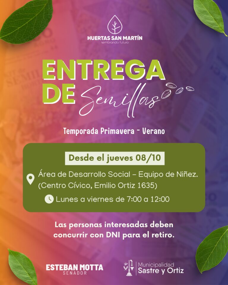 Ya están disponibles las semillas de la temporada primavera-verano de Huertas San Martín