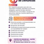 Sastre cuenta con un Centro de Denuncias que facilita el acceso a la Justicia